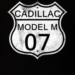 Highway Route Sign 1907 Cadillac Model M Distressed T Shirt