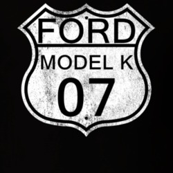 Highway Route Sign 1907 Model K Distressed T Shirt