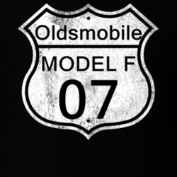 Highway Route Sign 1907 Oldsmobile Model F Distressed T Shirt