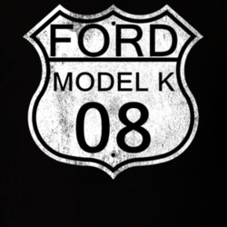 Highway Route Sign 1908 Model K Distressed T Shirt