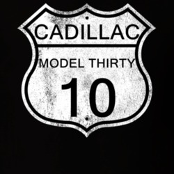 Highway Route Sign 1910 Cadillac Model Thirty Distressed T Shirt