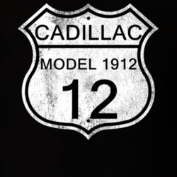 Highway Route Sign 1912 Cadillac Model 1912 Distressed T Shirt