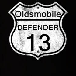Highway Route Sign 1913 Oldsmobile Defender Distressed T Shirt