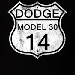 Highway Route Sign 1914 Dodge Model 30 Distressed T Shirt