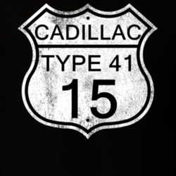 Highway Route Sign 1915 Cadillac Type 41 Distressed T Shirt
