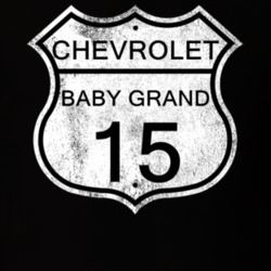 Highway Route Sign 1915 Chevy Baby Grand Distressed T Shirt