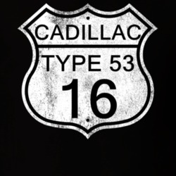 Highway Route Sign 1916 Cadillac Type 53 Distressed T Shirt