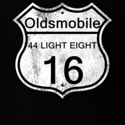 Highway Route Sign 1916 Oldsmobile 44 Light Eight Distressed T Shirt