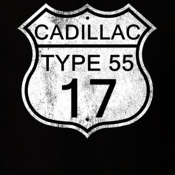 Highway Route Sign 1917 Cadillac Type 55 Distressed T Shirt