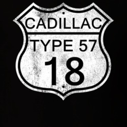 Highway Route Sign 1918 Cadillac Type 57 Distressed T Shirt