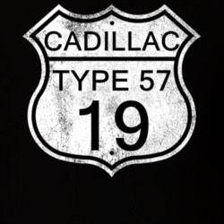 Highway Route Sign 1919 Cadillac Type 57 Distressed T Shirt