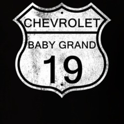 Highway Route Sign 1919 Chevy Baby Grand Distressed T Shirt