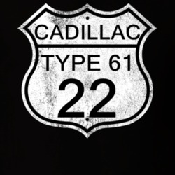Highway Route Sign 1922 Cadillac Type 61 Distressed T Shirt