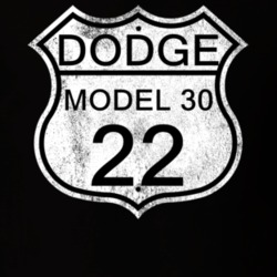 Highway Route Sign 1922 Dodge Model 30 Distressed T Shirt