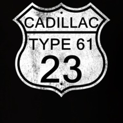 Highway Route Sign 1923 Cadillac Type 61 Distressed T Shirt
