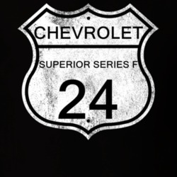 Highway Route Sign 1924 Chevy Superior Series F Distressed T Shirt