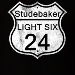 Highway Route Sign 1924 Studebaker Light Six Distressed T Shirt