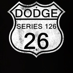 Highway Route Sign 1926 Dodge Series 126 Distressed T Shirt