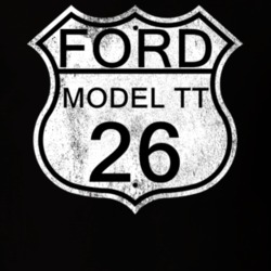 Highway Route Sign 1926 Model TT Distressed T Shirt