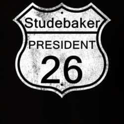 Highway Route Sign 1926 Studebaker President Distressed T Shirt