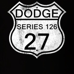 Highway Route Sign 1927 Dodge Series 126 Distressed T Shirt
