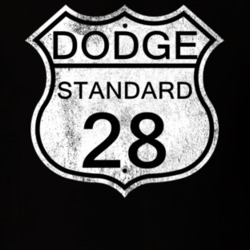 Highway Route Sign 1928 Dodge Standard Distressed T Shirt