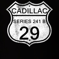 Highway Route Sign 1929 Cadillac Series 241 B Distressed T Shirt