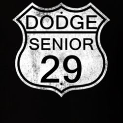 Highway Route Sign 1929 Dodge Senior Distressed T Shirt