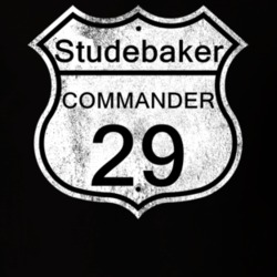 Highway Route Sign 1929 Studebaker Commander Distressed T Shirt