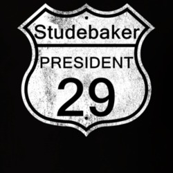 Highway Route Sign 1929 Studebaker President Distressed T Shirt