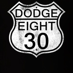Highway Route Sign 1930 Dodge Eight Distressed T Shirt