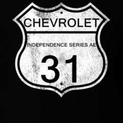 Highway Route Sign 1931 Chevy Independence Series AE Distressed T Shir