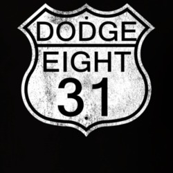 Highway Route Sign 1931 Dodge Eight Distressed T Shirt