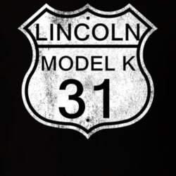 Highway Route Sign 1931 Lincoln Model K Distressed T Shirt