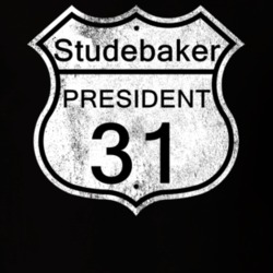 Highway Route Sign 1931 Studebaker President Distressed T Shirt