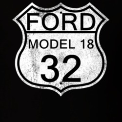 Highway Route Sign 1932 Model 18 Distressed T Shirt