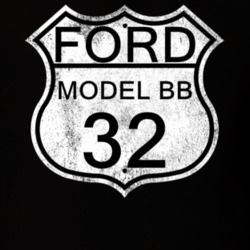 Highway Route Sign 1932 Model BB Distressed T Shirt