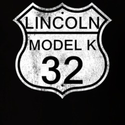 Highway Route Sign 1932 Lincoln Model K Distressed T Shirt