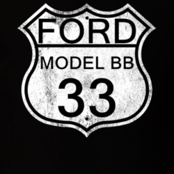 Highway Route Sign 1933 Model BB Distressed T Shirt
