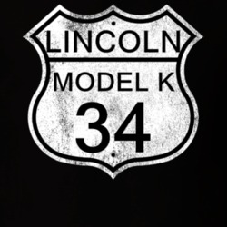 Highway Route Sign 1934 Lincoln Model K Distressed T Shirt
