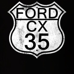 Highway Route Sign 1935 CX Distressed T Shirt