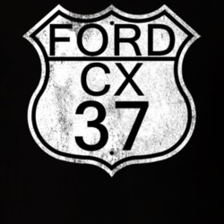 Highway Route Sign 1937 CX Distressed T Shirt