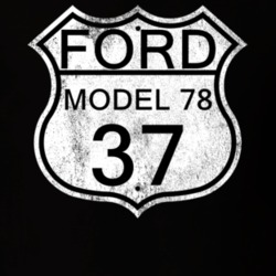 Highway Route Sign 1937 Model 78 Distressed T Shirt