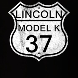 Highway Route Sign 1937 Lincoln Model K Distressed T Shirt