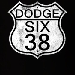 Highway Route Sign 1938 Dodge Six Distressed T Shirt