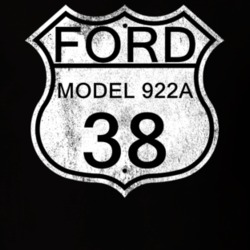 Highway Route Sign 1938 Model 922A Distressed T Shirt