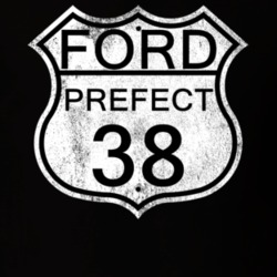 Highway Route Sign 1938 Prefect Distressed T Shirt