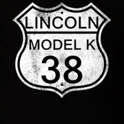 Highway Route Sign 1938 Lincoln Model K Distressed T Shirt