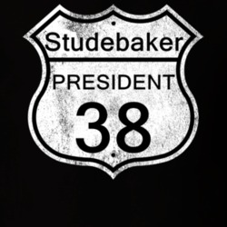 Highway Route Sign 1938 Studebaker President Distressed T Shirt