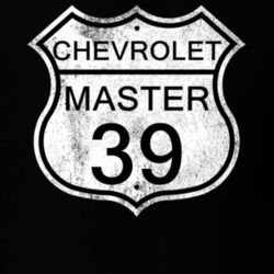 Highway Route Sign 1939 Chevy Master Distressed T Shirt